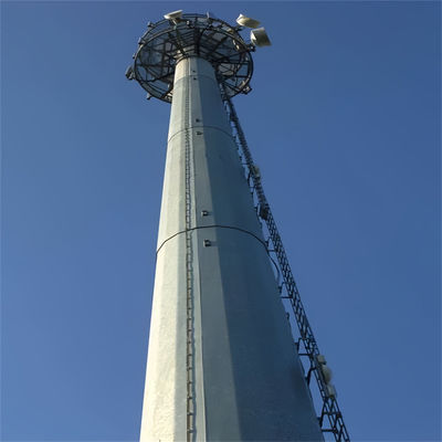 Equipamento Galvanizado Célula Tubular Conical GSM Antenna Telecomunicações Comunicação Torre de monopólio de aço