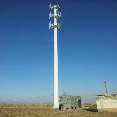 Alta Qualidade 20m 30m 45m 50m Antenna de Comunicação Pólo 5G Estação Base de Sinais Celulares Monopólio de Aço Torre de Telecomunicações