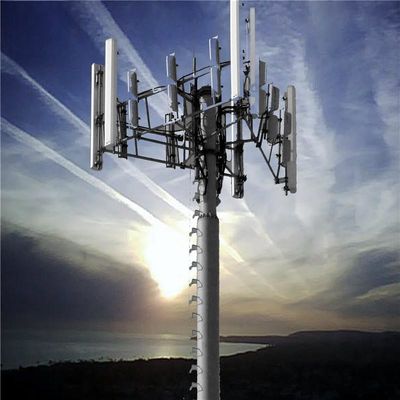 4G 5G célula de sinal pólo torre monopólio galvanizado GSM antena bracket mount