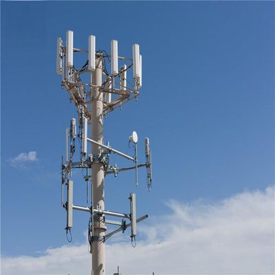 Torre de mastros de antenas pesadas Monopólio 15 metros 9m 10m 12m Monopólio torre de aço