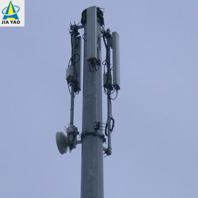 Hot Dip Galvanizado Multifunção Monopólio Torre 5g Internet sinal de telefone móvel Comunicação Torre de aço