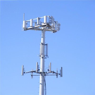 4G 5G Wireless Microondas Monopólio Telecom Torre Com Flangel 5m 12m 36m 45m 55m metros