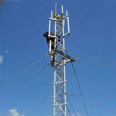 Localização celular Transmissão de sinal Triângulo de aço torre de poste de comunicação