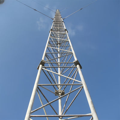 Localização celular Transmissão de sinal Triângulo de aço torre de poste de comunicação