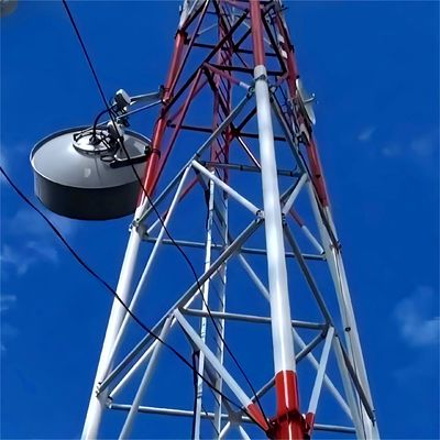 Localização celular Transmissão de sinal Triângulo de aço torre de poste de comunicação