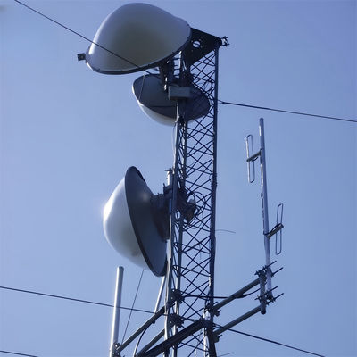 20M Meter Hot Dip Galvanizado Tubular Aço Guyed Wire Tower 5G Antenna de rádio Mast de telecomunicações