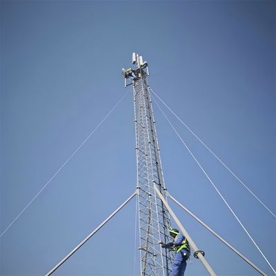 Rádio 4g 5g Isp Comunicação de aço carbono Retalho de tipo Mast Tower Triangular