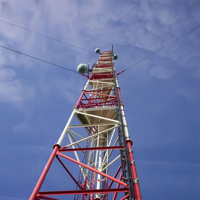 20M 20 Meter 30M 40 Meter 50M 3 pernas torre de arame galvanizado tubular antena de aço galvanizado torre de comunicação galvanizado