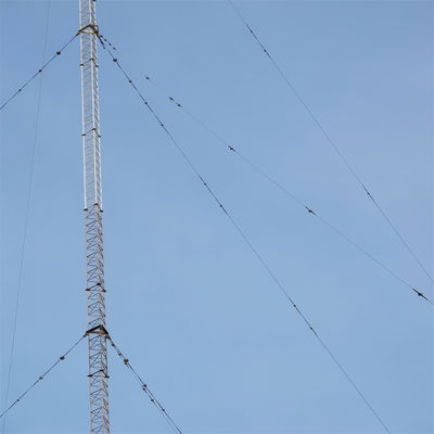 100 metros Q345 Q235 Q420 Estrutura de aço torre de pólo de galvanizado antena de ângulo rede de comunicação pólo mastro torre de telecomunicações