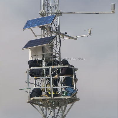 Anemômetro de torre de ultrassom Sensor analógico marinho sem fio 5-200M