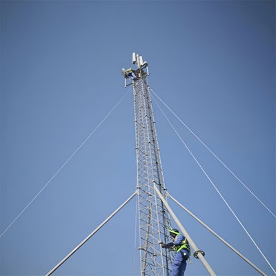 30M 60M 80M 90M 100M 120M 3 pernas Tubular torre de aço Turbina eólica Homem mastro triangular