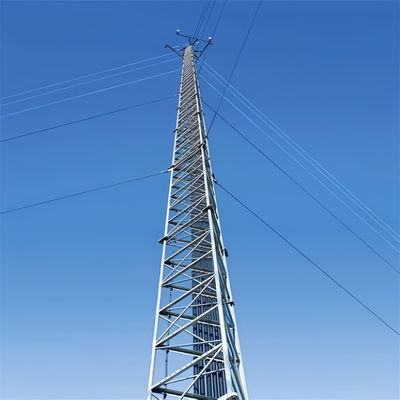 30M 60M 80M 90M 100M 120M 3 pernas Tubular torre de aço Turbina eólica Homem mastro triangular