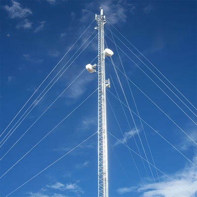 30M 60M 80M 90M 100M 120M 3 pernas Tubular torre de aço Turbina eólica Homem mastro triangular