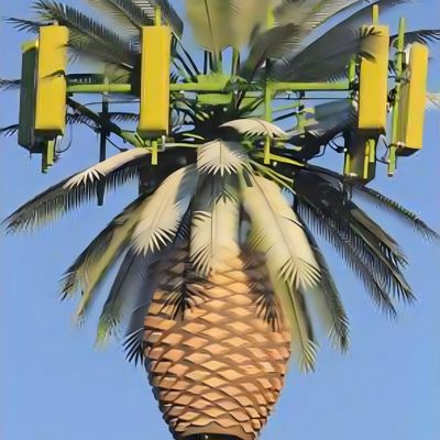 10 20 30 M Palmeira Árvore Falsa Torre Celular Camuflada Telecomunicações 5-80M