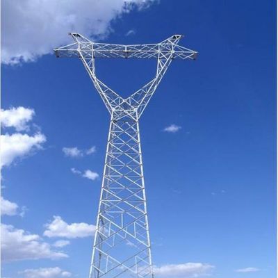 110KV 220KV galvanizado a quente grandes torres de linhas elétricas de alta tensão torre elétrica