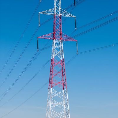 110 Kv Torre Galvanizado Flanged Big Power Line Torres Linha de Transmissão de Tubos Únicos Monopólio Torre