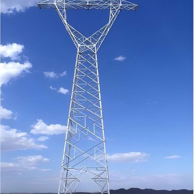 110 Kv Torre Galvanizado Flanged Big Power Line Torres Linha de Transmissão de Tubos Únicos Monopólio Torre