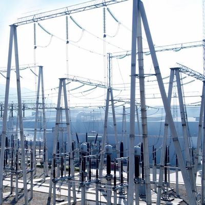 Torre de transmissão de energia elétrica de aço galvanizado