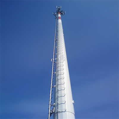 Antenna celular Telecom Hot Dip Galvanizado Monopólio Torre 10 -60 M