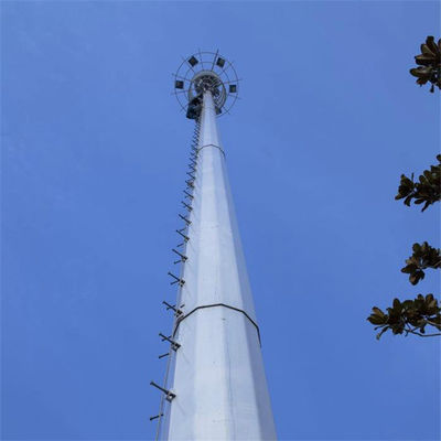 Antenna celular Telecom Hot Dip Galvanizado Monopólio Torre 10 -60 M