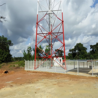 20m 25m - 60m 65m Torre de 3 pernas Tubular Telecom Tubular Torre de Aço