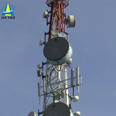 Mast Pylon Ferro angular 3 pernas Telecomunicações Torre de aço 20 30 40 45 50 55 60 M