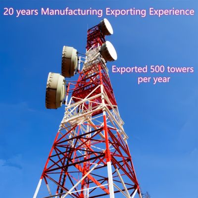 Torre de telecomunicações de aço autossustentável