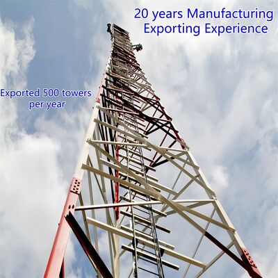 5 10 15 20 25 30 M Auto-sustentável aço galvanizado angular 3 Torre de pernas