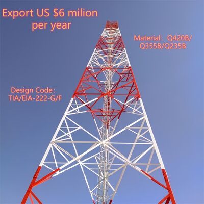 5 10 15 20 25 30 M Auto-sustentável aço galvanizado angular 3 Torre de pernas