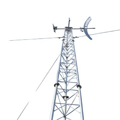Torre de comunicação de microondas de aço tubular 20- 80M 3 pernas