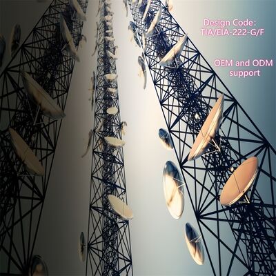 60M 3-tubo personalizado 3 pernas de aço galvanizado auto-sustentável Wifi GSM Microondas Telecom Base Station Tower