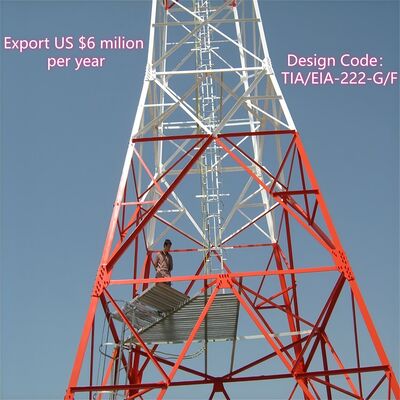 20 30 40M 4 pernas Angular Steel Grate Durable 5G Wifi Cell Signal Booster Torre de Telecomunicações