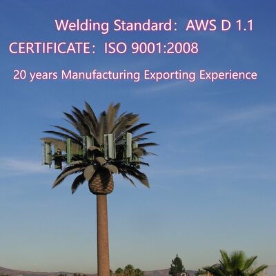 65M Biônica Cereza Camuflada Aço Galvanizado 5G Wifi Jardim Área Turística Torre de Comunicação de Telecomunicações ecológica