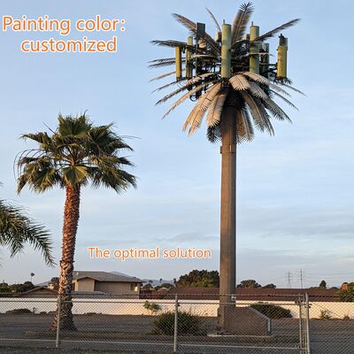 45M Simulated Tree Telecom Tower Aluminum Alloy 30m LTE Network Urban Parks Eco Friendly