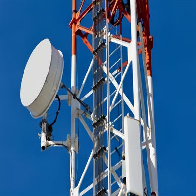 3 pernas Tubular de aço inoxidável 20 30 40M Galvanizado 5G GSM Cdma Isp Telecom Tower