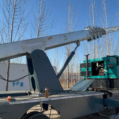 Iluminação Telescópica de Aço Galvanizado + Comunicação 15 20 25M 5G 4G Wifi Torre de Emergência Móvel