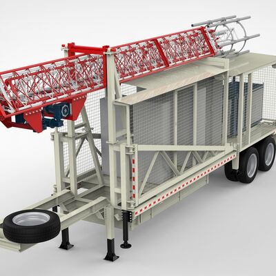 Torre Telescópica Versátil com Faixa de Altura de 15 a 30 Metros Adequada para Trabalho Aéreo e Instalações Industriais