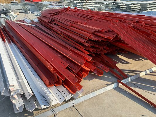 Corpo de Torre Angular de Aço de 3 Pernas, Torre Triangular com Inclinação Igual ou Variável e Seção Transversal de Ângulo de Aço para Comunicação