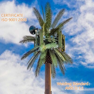 Microwave Mobile Coastal Resort Bionic Coconut Tree Anti-Corrosion Camouflaged Telecom Tower