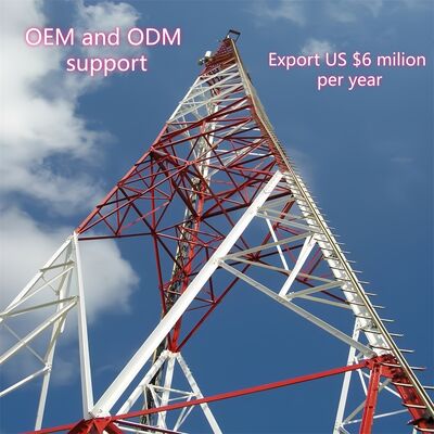 13 19 25 31M 3 pernas angulares de aço galvanizado leve autoportante ao ar livre 5G 4G Wifi Torre de cobertura de pequena área