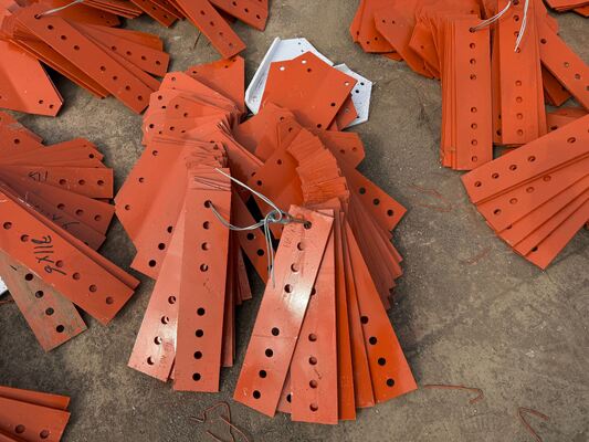 14 20 26 32M Leve 3 pernas de aço galvanizado angular externo 5G 4G Microondas mastro temporário da estação base