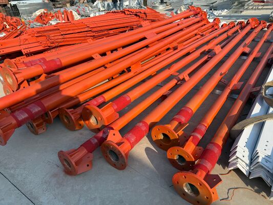 18 26 34M Aço tubular de 3 pernas galvanizado de baixa manutenção Torre de comunicação durável externa 5G 4G Wifi