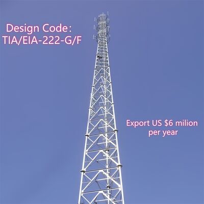 18 28 38M 3 Pernas Tubular Aço Galvanizado Multi Frequência Outdoor 5G 4G Wifi Torre de Comunicação de Transmissão de TV