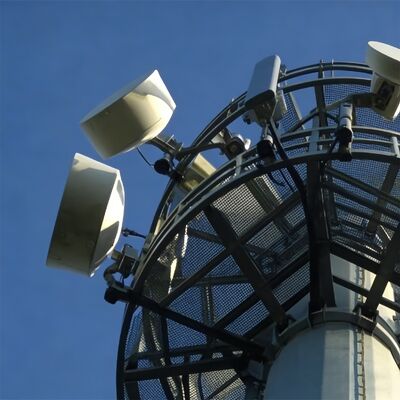 20 28 36M Paisagem Amigável Monopole Tubular Galvanizado Exterior 5G 4G Microondas Cidade Cênica Comunicação Mastro