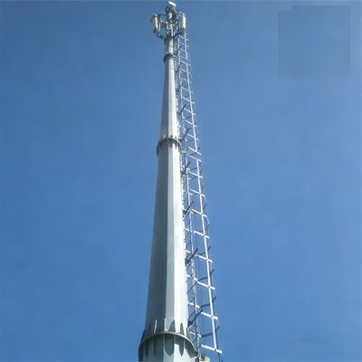 11 17 23M Espaço Eficiente Monopole Tubular Galvanizado Aço Exterior 5G 4G Wifi Torre de Comunicação Compacta