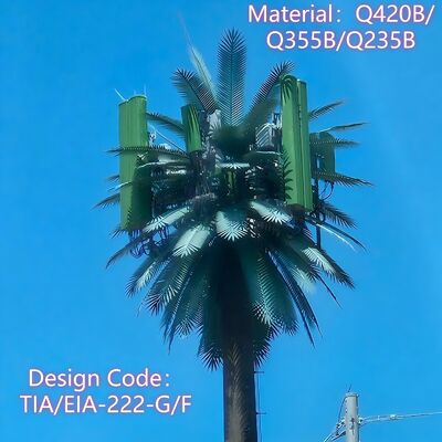 Torre biónica de 20M projetada para integração perfeita em paisagens com aparência de árvore e construção modular