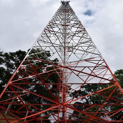 Torre galvanizada angular da telecomunicação do mergulho quente da baixa manutenção de 3 pés uma vida útil de 30 anos