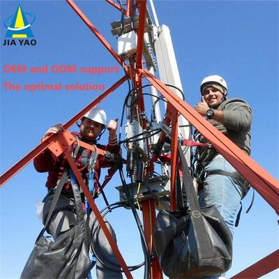 Vida útil longa do baixo custo de instalação da torre de aço eficaz na redução de custos angular das telecomunicações de 3 pés