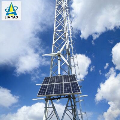 Torre de comunicação compatível da energia renovável para a monitoração do parque solar dos parques eólicos