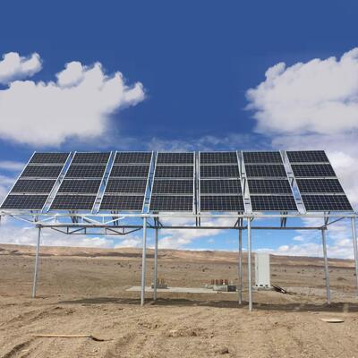 Torre de comunicação compatível da energia renovável para a monitoração do parque solar dos parques eólicos
